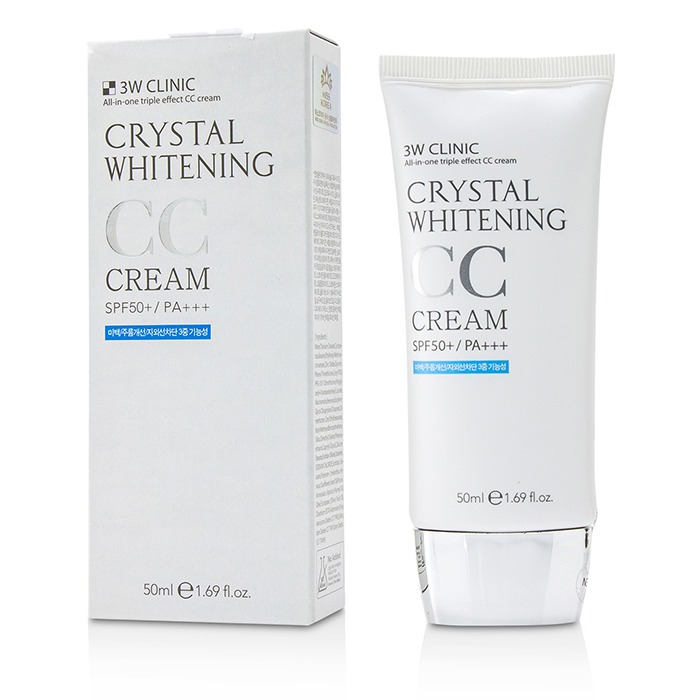 3W Clinic Crystal Whitening CC Cream SPF 50+/PA+++ 50ml/1.69ozProduct Thumbnail