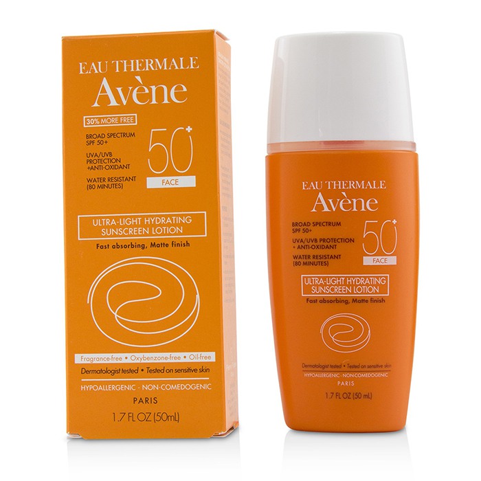 雅漾  Avene Ultra-Light Hydrating Face Sunscreen Lotion SPF 50+ 50ml/1.7ozProduct Thumbnail