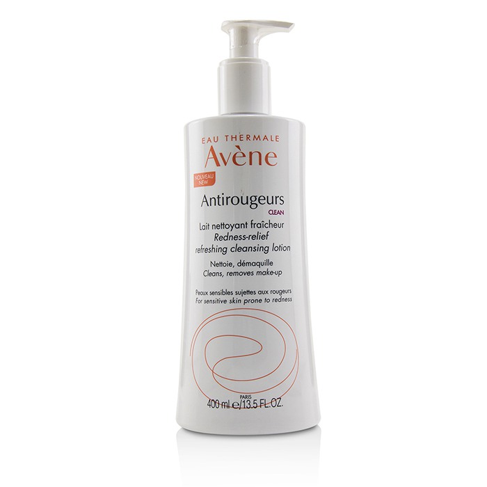Avene Antirougeurs Clean Redness-Relief frissítő tisztító lotion - érzékeny, kipirosodásra hajlamos bőrre 400ml/13.5ozProduct Thumbnail
