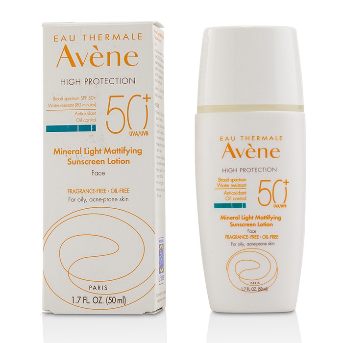 Avene 雅漾 臉部防曬SPF 50+(適合油性、暗瘡肌) Mineral Light Mattifying Sunscreen Face Lotion SPF 50+ 50ml/1.7ozProduct Thumbnail