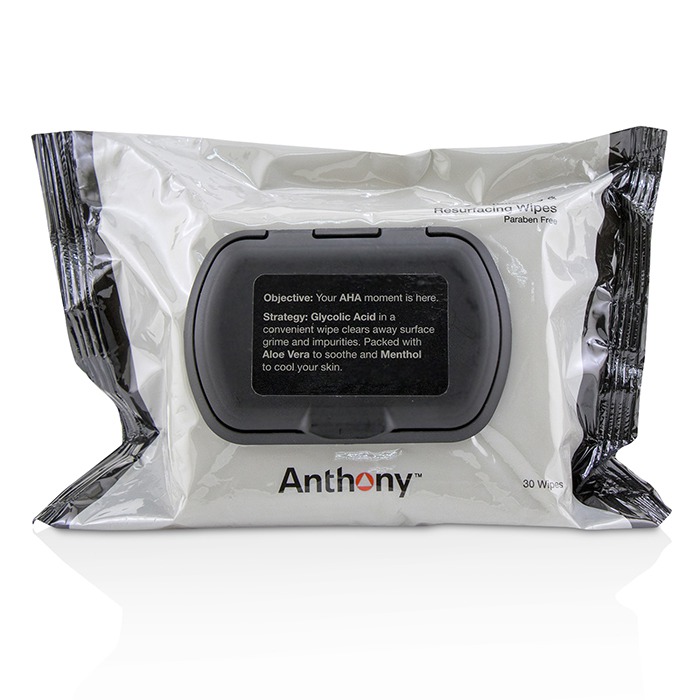 Anthony Logistics For Men Glycolic Exfoliating & Resurfacing Wipes (Unboxed) 30wipesProduct Thumbnail