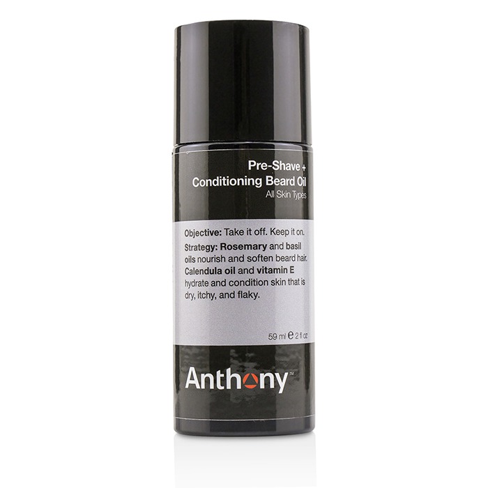 Anthony 安東尼  男士刮鬍前+鬍鬚護理油-所有膚質 Logistics For Men Pre-Shave + Conditioning Beard Oil (無盒裝) 59ml/2ozProduct Thumbnail