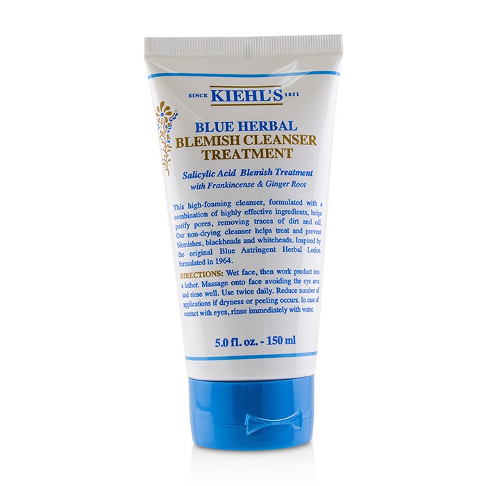 키엘 Kiehl's Blue Herbal Blemish Cleanser Treatment 150ml/5ozProduct Thumbnail