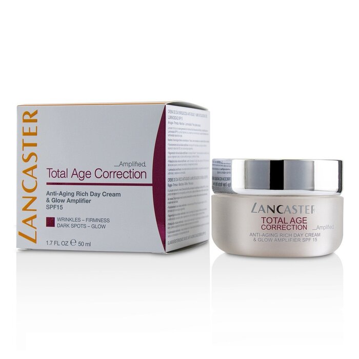 Lancaster 蘭嘉絲汀 全效放大更正-抗衰老豐盈日霜-亮采功效Total Age Correction Amplified - Anti-Aging Rich Day Cream & Glow Amplifier 50ml/1.7ozProduct Thumbnail