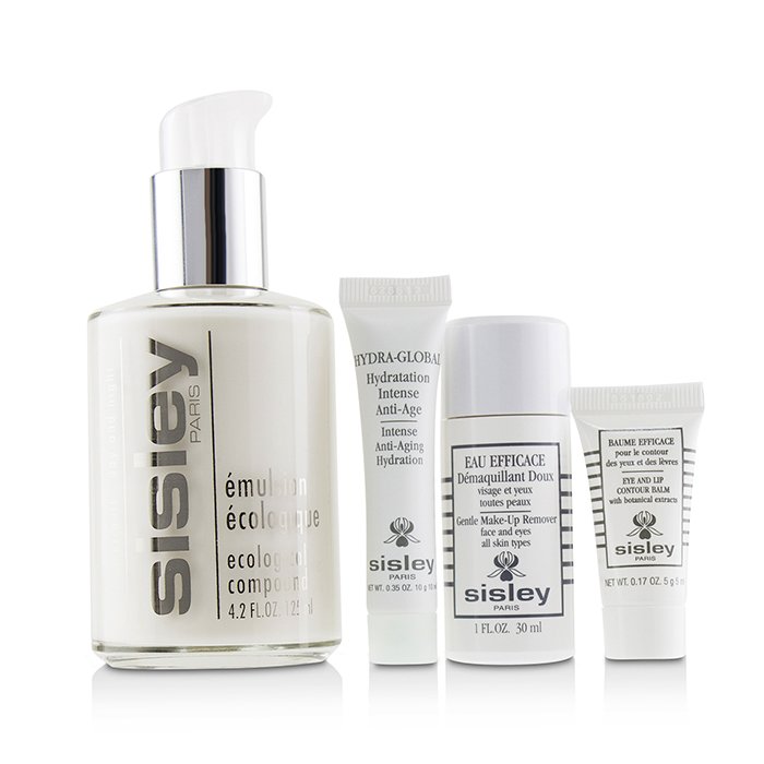 Sisley 希思黎 Emulsion Ecologique Discovery Program: Ecological Compound 125ml+ Eau Efficace 30ml+ Hydra-Global 10ml+ Baume Efficace 5ml 4pcsProduct Thumbnail