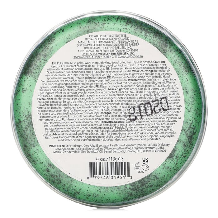 Reuzel Green Pomade (Grease Medium Hold) 113g/4ozProduct Thumbnail