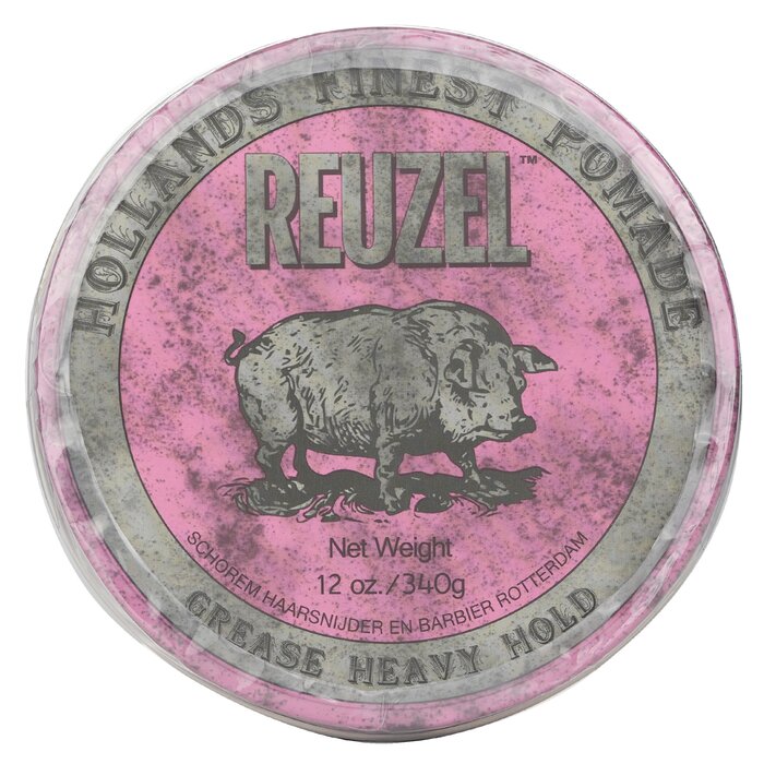 Reuzel Pink Pomade (Grease Heavy Hold) משחת גריז עם אחיזה כבדה 340g/12ozProduct Thumbnail