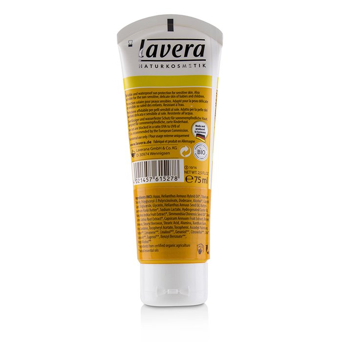 Lavera 萊唯德 陽光敏感型防曬霜 SPF30 - 高紫外線防護(也適合孩童)Sun Sensitiv Sun Cream SPF30 - High UV Protection (Also Suitable For Kids) 75ml/2.5ozProduct Thumbnail