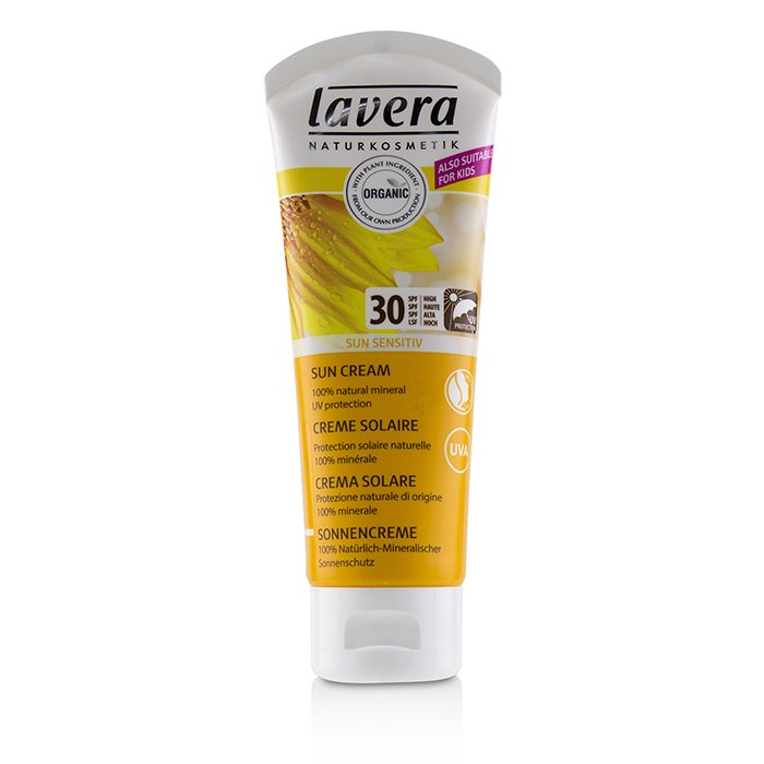 Lavera 萊唯德 陽光敏感型防曬霜 SPF30 - 高紫外線防護(也適合孩童)Sun Sensitiv Sun Cream SPF30 - High UV Protection (Also Suitable For Kids) 75ml/2.5ozProduct Thumbnail