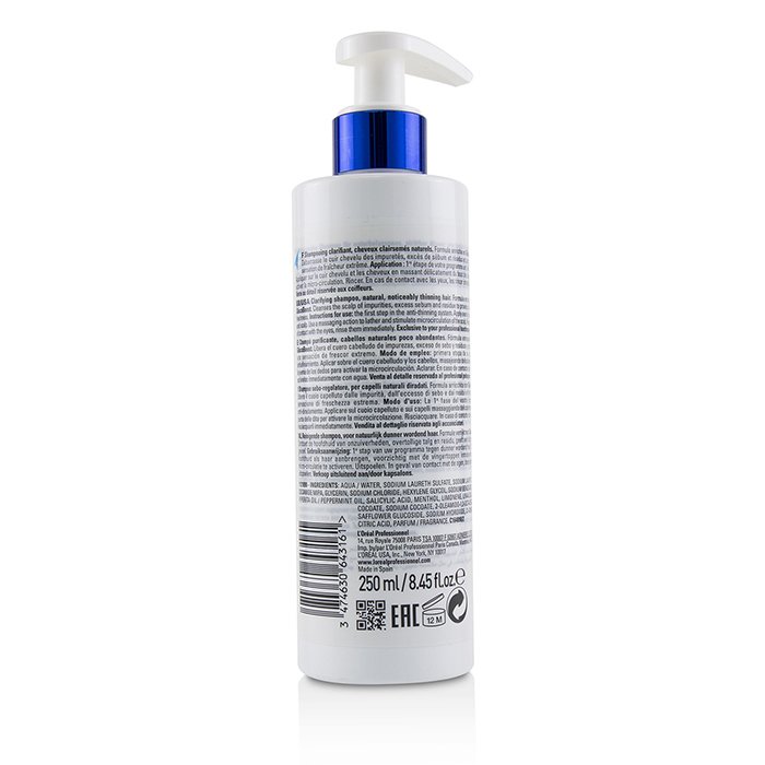 L'Oreal Professionnel Serioxyl GlucoBoost Clarifying Shampoo (For naturlig, merkbart tynnere hår) 250ml/8.45ozProduct Thumbnail