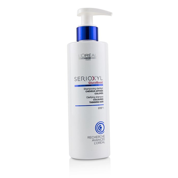 L'Oreal 歐萊雅 Professionnel Serioxyl GlucoBoost Clarifying Shampoo (Coloured Thinning Hair) 250ml/8.45ozProduct Thumbnail