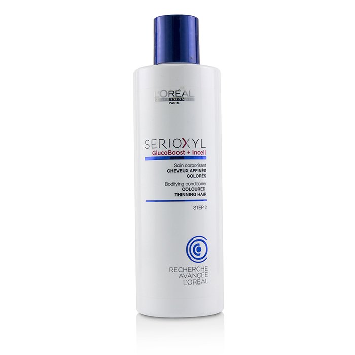 L'Oreal Professionnel Serioxyl GlucoBoost + Incell Bodifying Conditioner (Coloured Thinning Hair) 250ml/8.45ozProduct Thumbnail