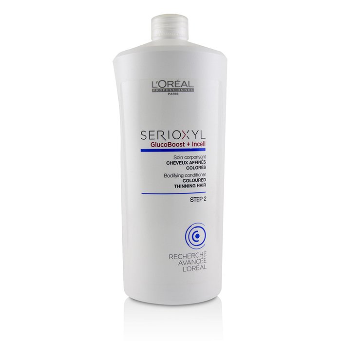 L'Oreal Professionnel Serioxyl GlucoBoost + Incell Bodifying Conditioner (Coloured Thinning Hair) 1000ml/33.8ozProduct Thumbnail