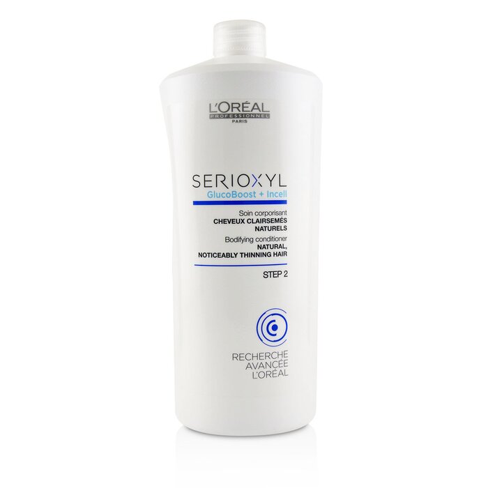 L'Oreal Professionnel Serioxyl GlucoBoost + Incell Bodifying Conditioner (For naturlig, merkbart tynnere hår) 1000ml/33.8ozProduct Thumbnail