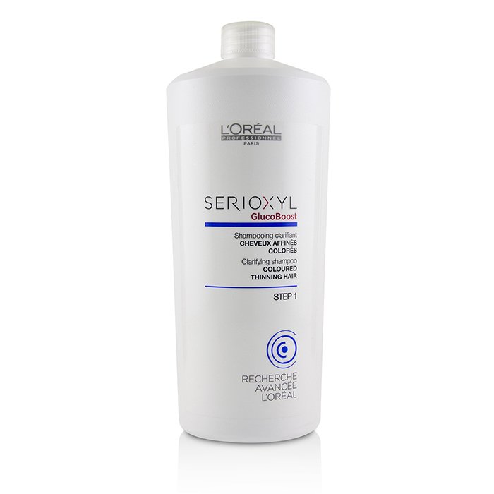 L'Oreal Professionnel Serioxyl GlucoBoost Clarifying Shampoo (Coloured Thinning Hair) 1000ml/33.8ozProduct Thumbnail
