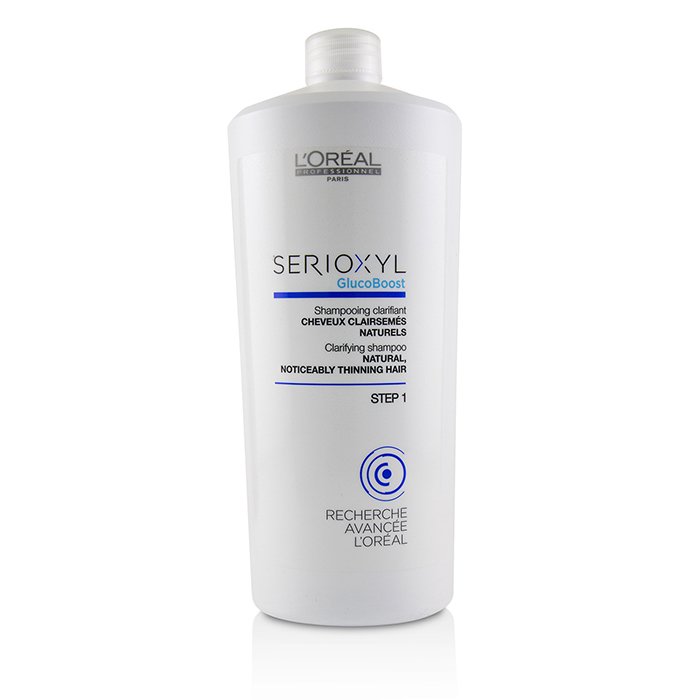 L'Oreal Szampon do włosów Professionnel Serioxyl GlucoBoost Clarifying Shampoo (Natural, Noticeably Thinning Hair) 1000ml/33.8ozProduct Thumbnail