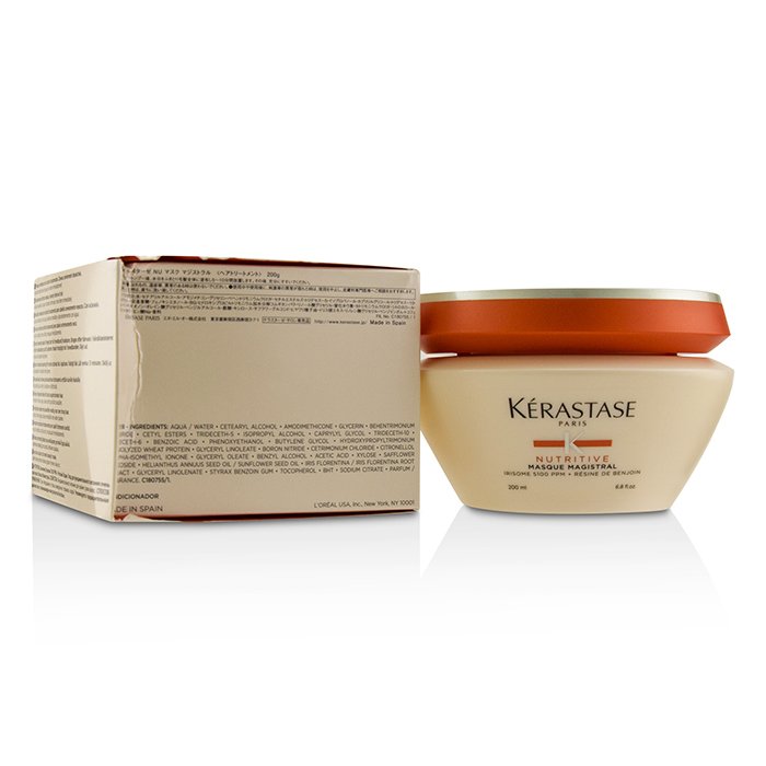 Kerastase ماسك أساسي مغذٍ للشعر Nutritive - للشعر الجاف جداً (علبة متضررة قليلاً) 200ml/6.8ozProduct Thumbnail