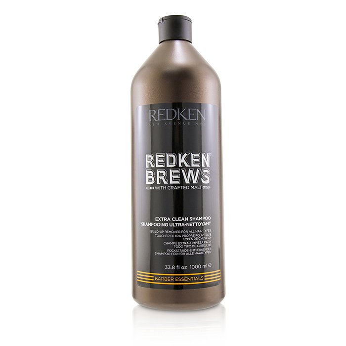 Redken Brews Extra Clean Shampoo (Build-Up Remover For All Hair Types) שמפו עבור כל סוגי השיער 1000ml/33.8ozProduct Thumbnail