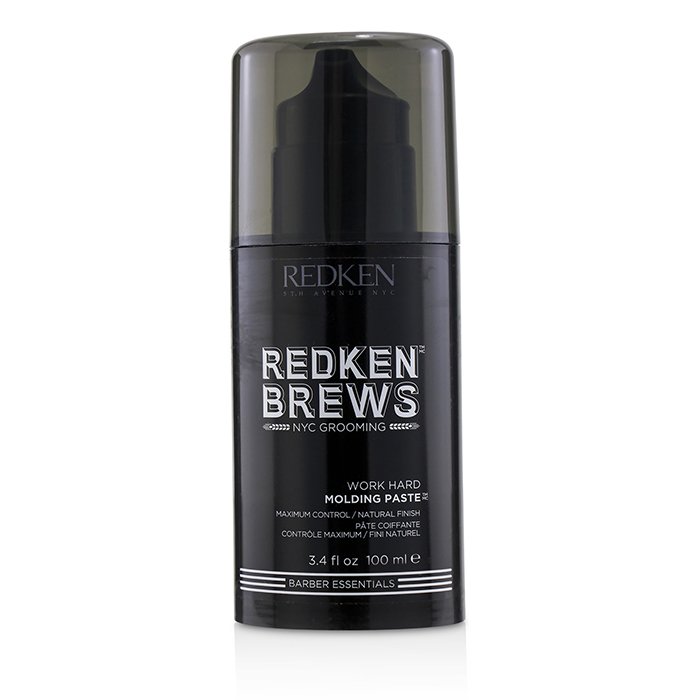 Redken Brews Work Hard Molding Paste (Maximum Control / Natural Finish) משחה עם אחיזה מקסימלית וגימור טבעי 100ml/3.4ozProduct Thumbnail