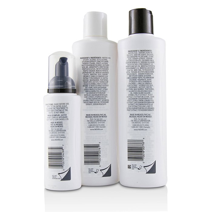 Nioxin 3D Care System Kit 6 - For Chemically Treated Hair, Progressed Thinning ערכה עבור שיער מעובד בכימיקלים, הדלדלות מתקדמת 3pcsProduct Thumbnail