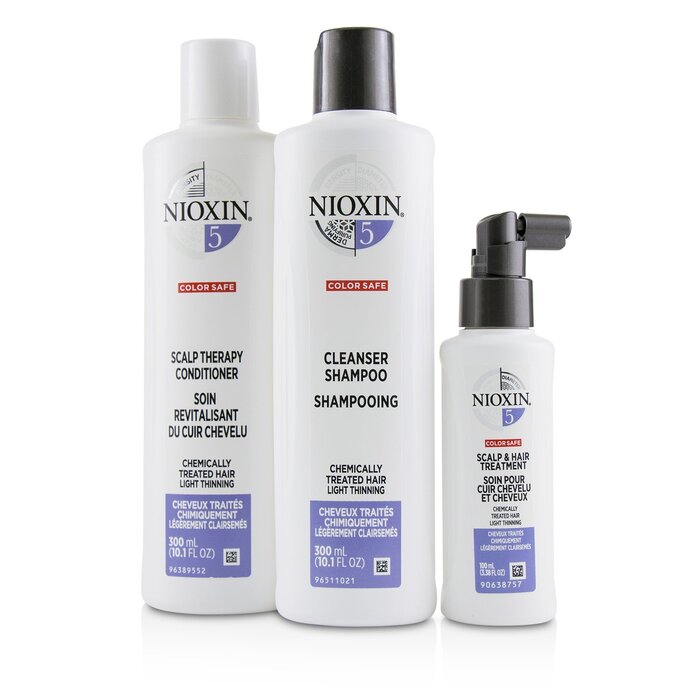 Nioxin 3D Care System Kit 5 - For kjemisk behandlet hår, mild hårtap 3pcsProduct Thumbnail