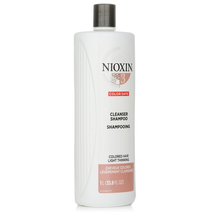 丽康丝 Nioxin 3号洗发水 漂染/细软发质适用 不伤发色 1000ml/33.8ozProduct Thumbnail