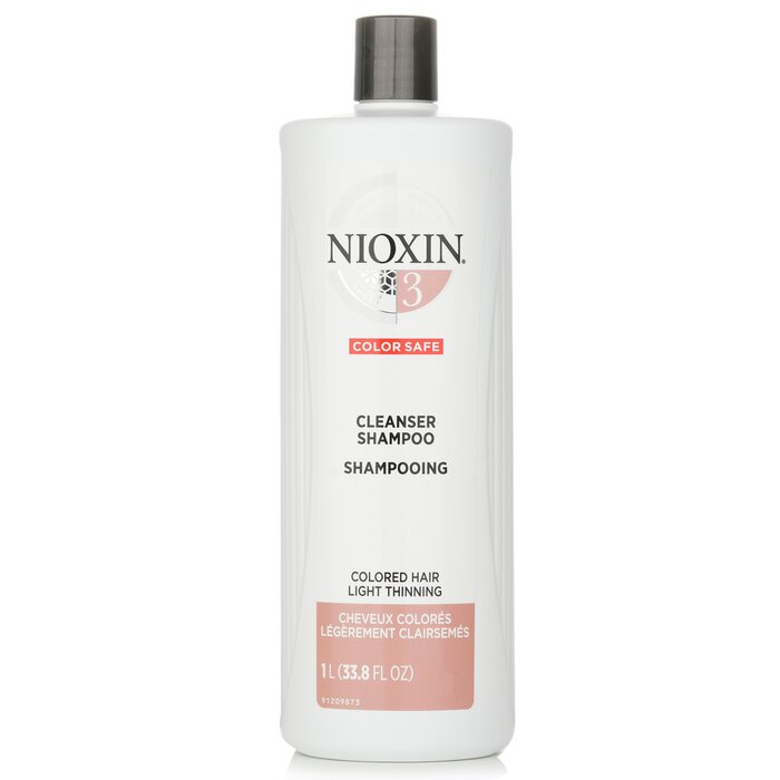 丽康丝 Nioxin 3号洗发水 漂染/细软发质适用 不伤发色 1000ml/33.8ozProduct Thumbnail