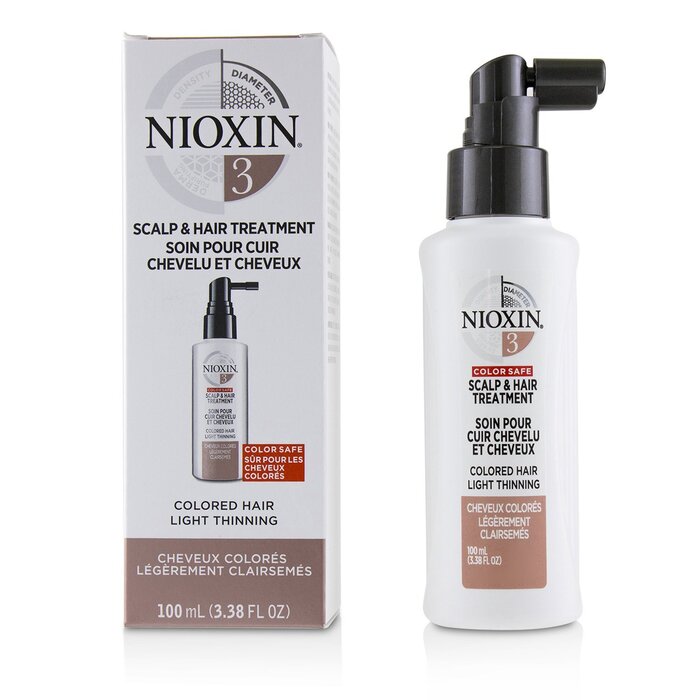 Nioxin علاج للشعر وفروة الرأس Diameter System 3 (للشعر المصبوغ والرفيع قليلاً وآمن على اللون) 100ml/3.38ozProduct Thumbnail