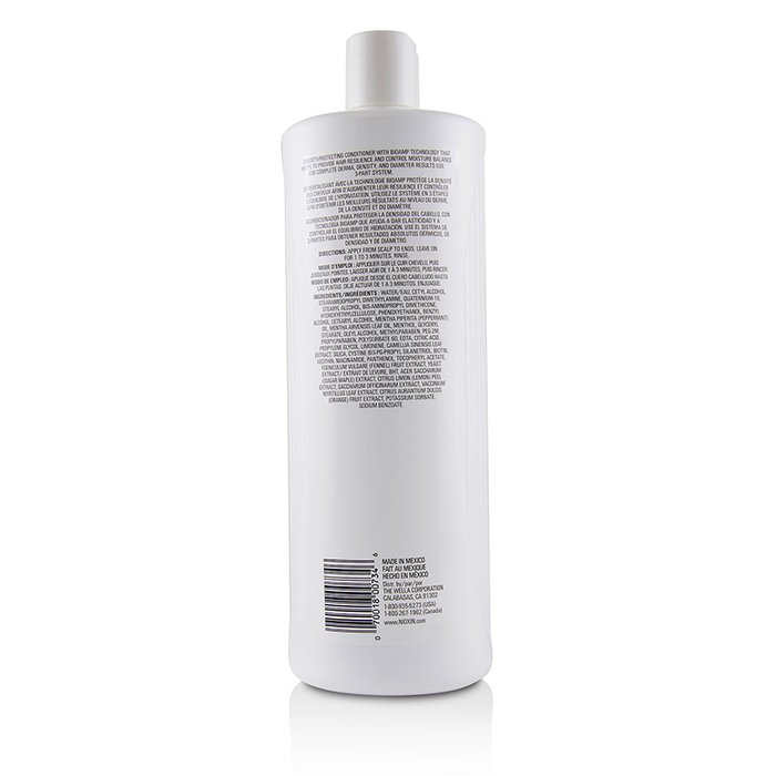 Nioxin Density System 3 Scalp Therapy Conditioner (שיער צבוע, הדלדלות קלה, בטיחותי לצבע השיער) מרכך 1000ml/33.8ozProduct Thumbnail