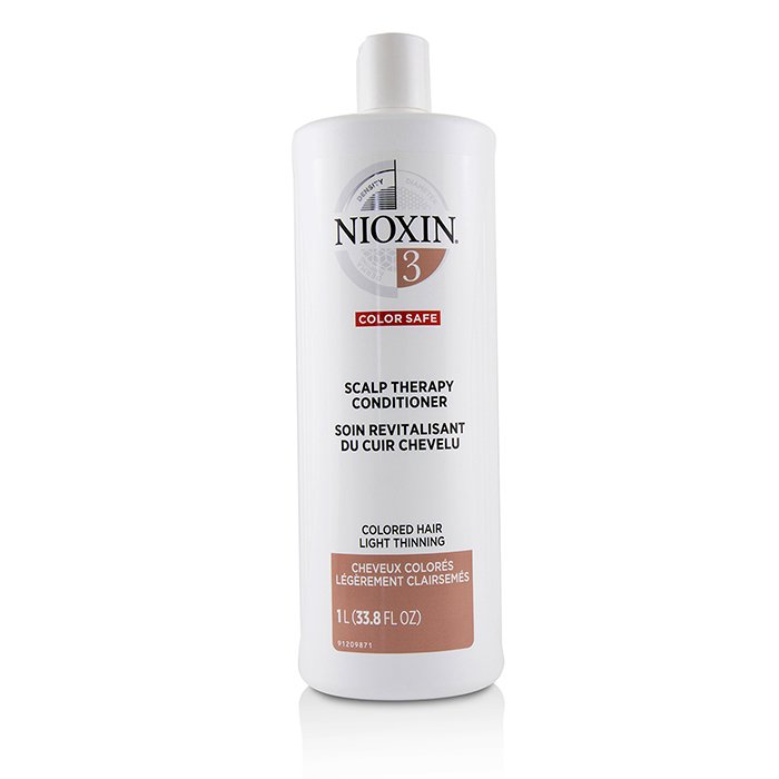 Nioxin Density System 3 Scalp Therapy Conditioner (שיער צבוע, הדלדלות קלה, בטיחותי לצבע השיער) מרכך 1000ml/33.8ozProduct Thumbnail