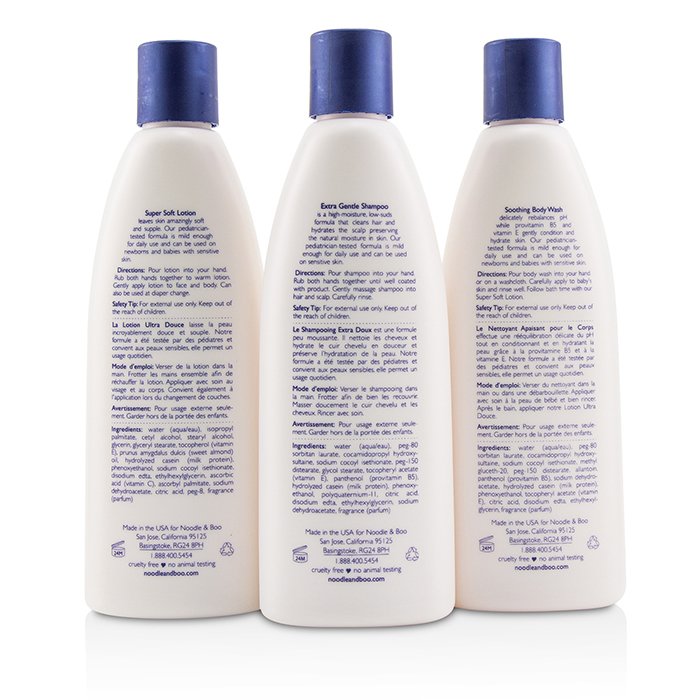 Noodle & Boo Starter Gift Set: Extra Gentle Shampoo 237ml/8oz + Soothing Body Wash 237ml/8oz + Super Soft Lotion 237ml/8oz 3pcProduct Thumbnail