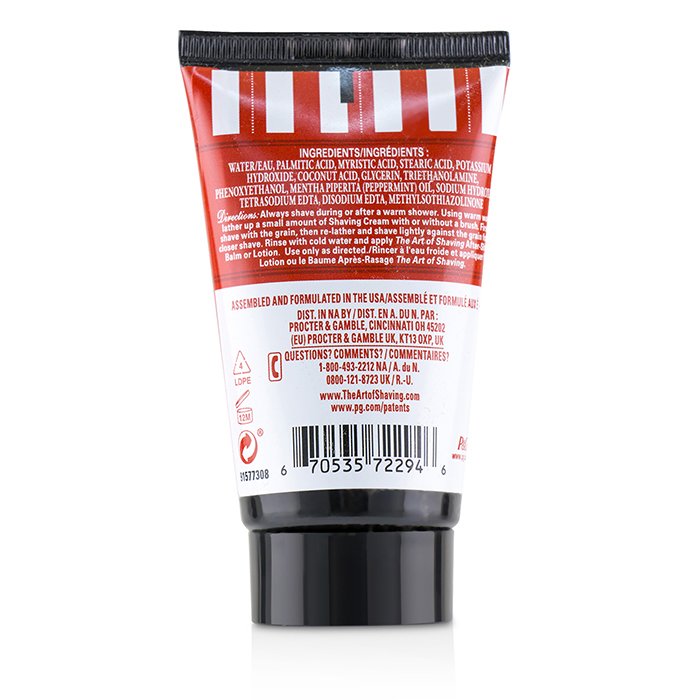 The Art Of Shaving Shaving Cream - Peppermint Essential Oil (Tube) 45ml/1.5ozProduct Thumbnail