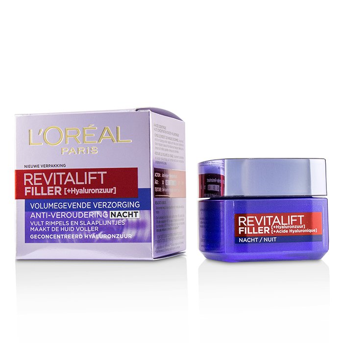 L'Oreal Revitalift Filler [HA] Crema de Noche Anti-Envejecimiento 50ml/1.7ozProduct Thumbnail