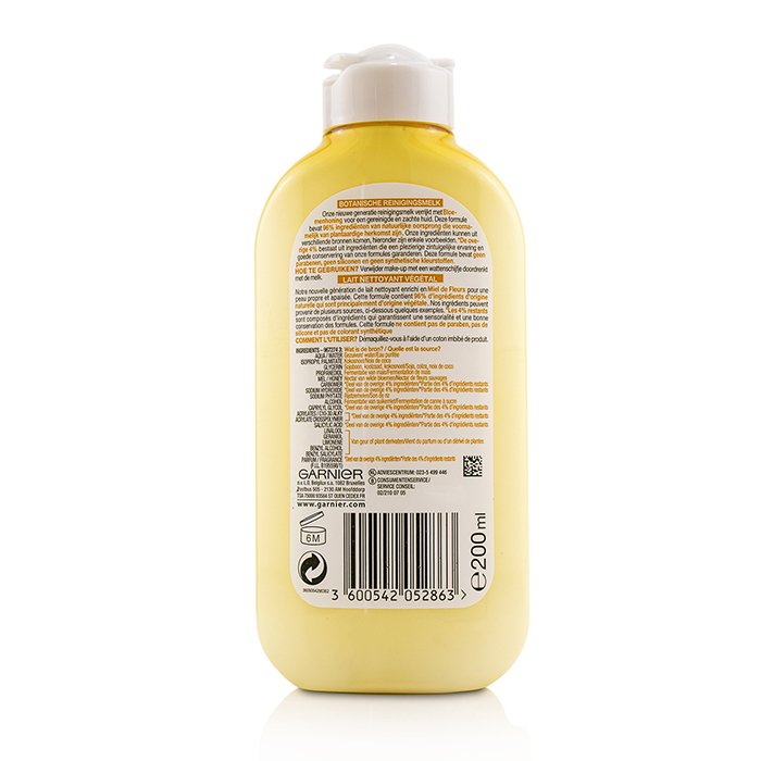 Garnier 卡尼爾  SkinActive Botanical Cleansing Milk With Honey Flower (Dematologically Tested) - For Dry Skin 200ml/6.7ozProduct Thumbnail
