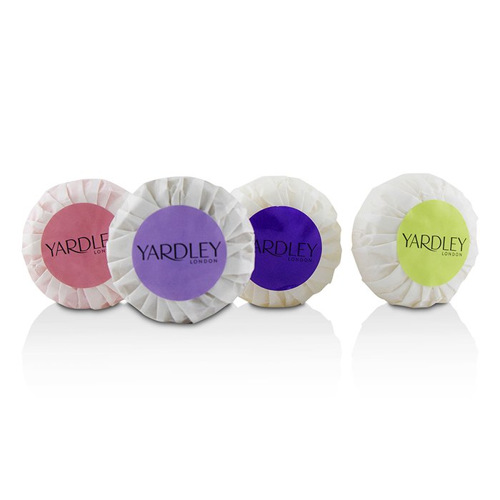 Yardley London 雅麗 奢華香氛皂系列組合:英國薰衣草+英國玫瑰+山谷百合+四月紫羅蘭 4x50ml/1.7ozProduct Thumbnail
