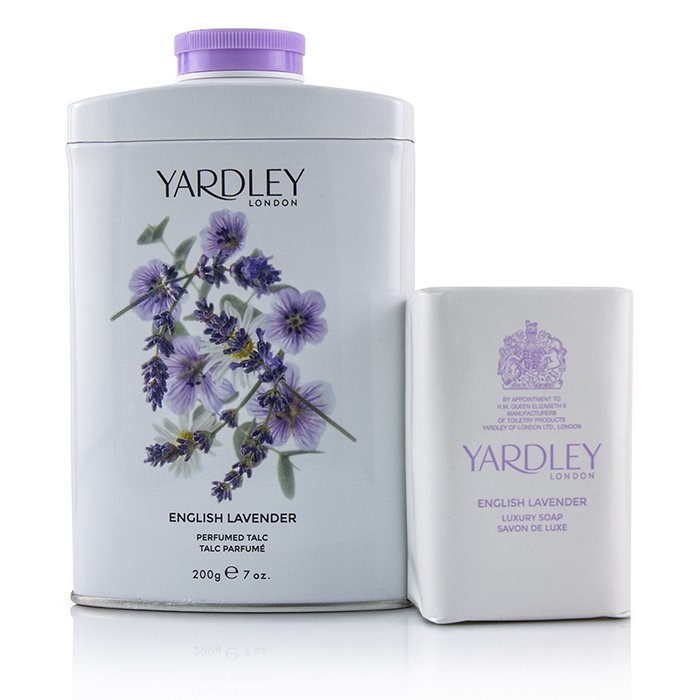 Yardley London Zestaw English Lavender Corffet: Perfumed Talc 200g/7oz + Luxury Soap 100g/3.5oz 2pcsProduct Thumbnail