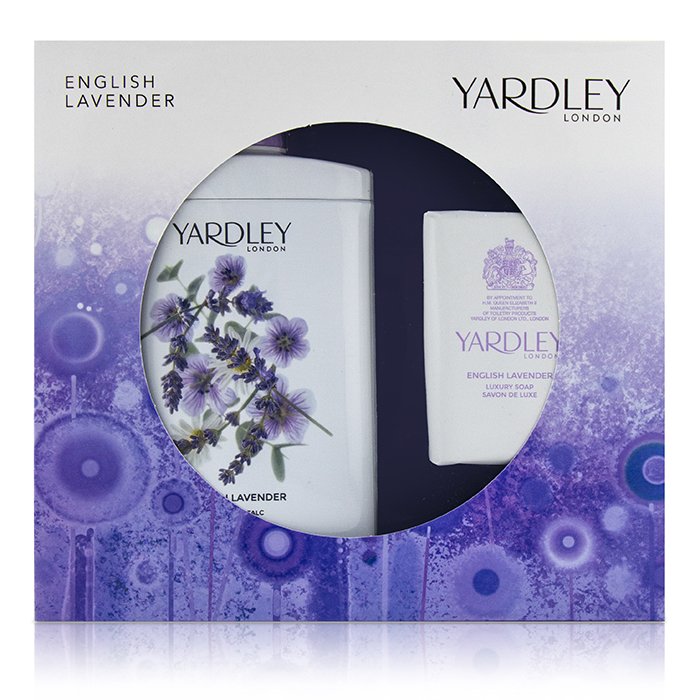 Yardley London Zestaw English Lavender Corffet: Perfumed Talc 200g/7oz + Luxury Soap 100g/3.5oz 2pcsProduct Thumbnail