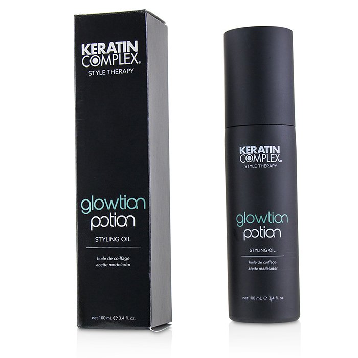 Keratin Complex Style Therapy Glowtion Potion Масло для Укладки (для Здоровых, Мягких и Блестящих Волос) 100ml/3.4ozProduct Thumbnail