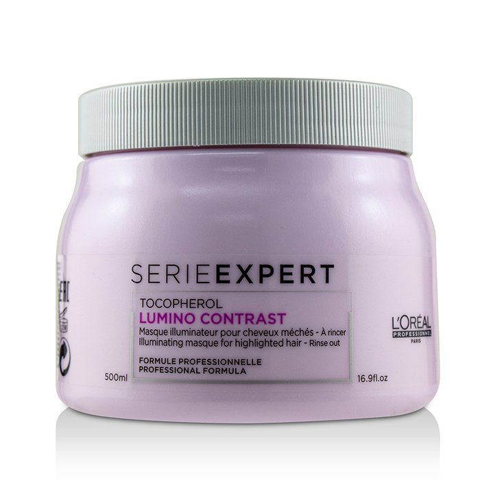 L'Oreal 歐萊雅 Professionnel Serie Expert - Lumino Contrast Illuminating Masque (For Highlighted Hair - Rinse Out) 500ml/16.9ozProduct Thumbnail