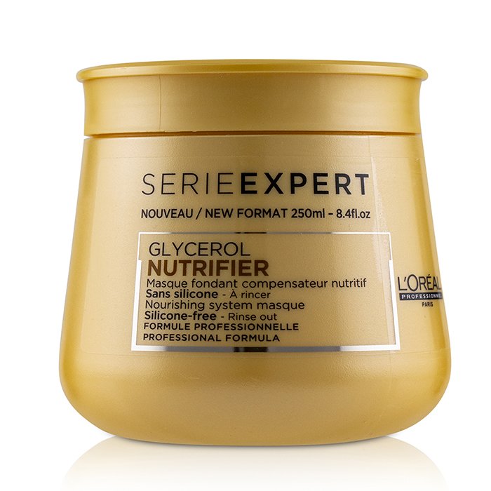 L'Oreal Professionnel Serie Expert - Nutrifier Glycerol Nourishing System Silicone-Free Masque מסכה נטולת סיליקון 250ml/8.4ozProduct Thumbnail