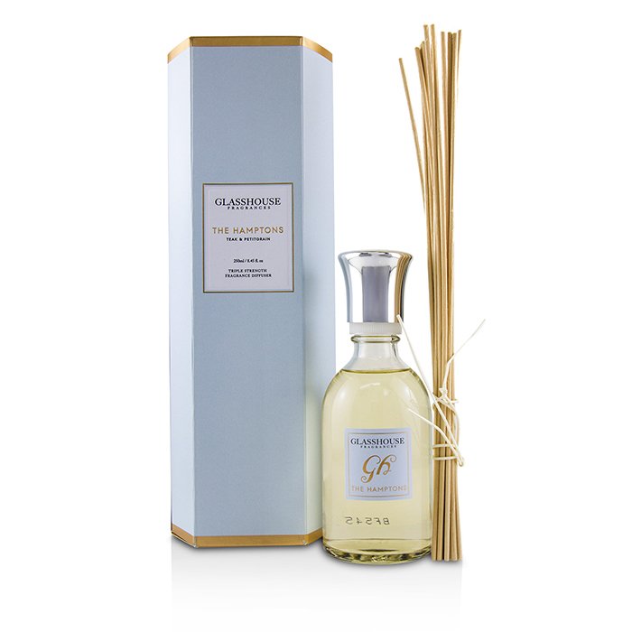 Glasshouse 玻璃屋 漢普頓 香氛擴香竹Triple Strength Fragrance Diffuser - The Hamptons 250ml/8.45ozProduct Thumbnail
