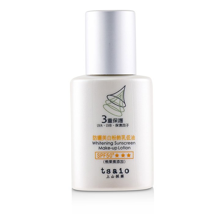 Tsaio Whitening Sunscreen Make-Up Lotion SPF50+ (Arbutin) 30gProduct Thumbnail