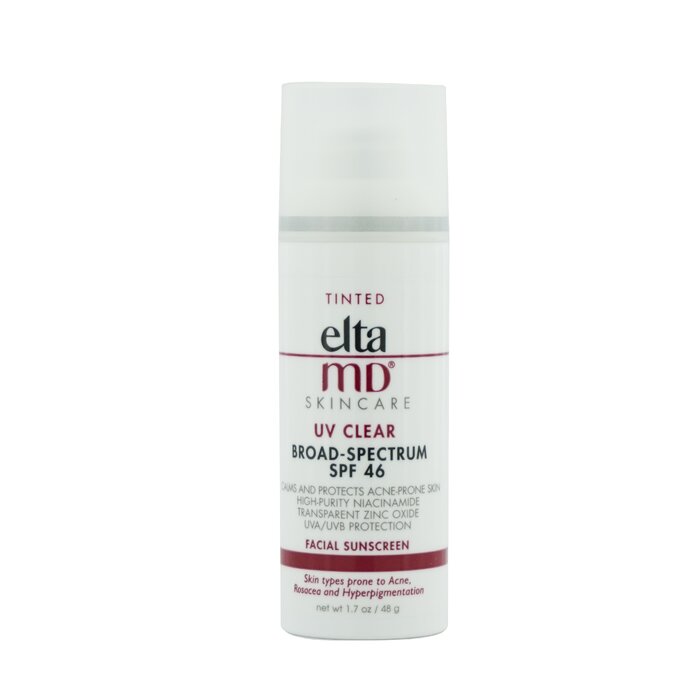EltaMD UV Clear Facial Sunscreen SPF 46 - For Skin Types Prone To Acne, Rosacea & Hyperpigmentation - Tinted (Box Slightly Damaged) 48g/1.7ozProduct Thumbnail