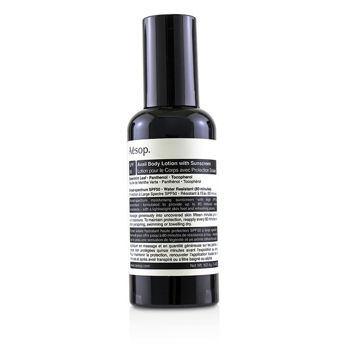 Aesop 伊索 防曬乳 SPF 50 Avail Body Lotion with Sunscreen 152.4g/5.4ozProduct Thumbnail
