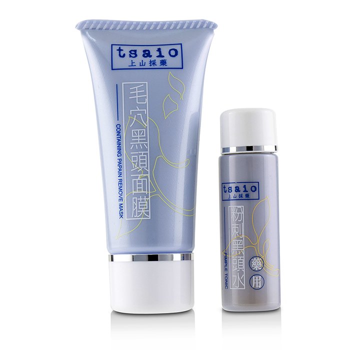 Tsaio Active Pimple Remove Set: Blackhead Peel-Off Removal Mask 30g + Pimple Tonic 15g 2pcsProduct Thumbnail