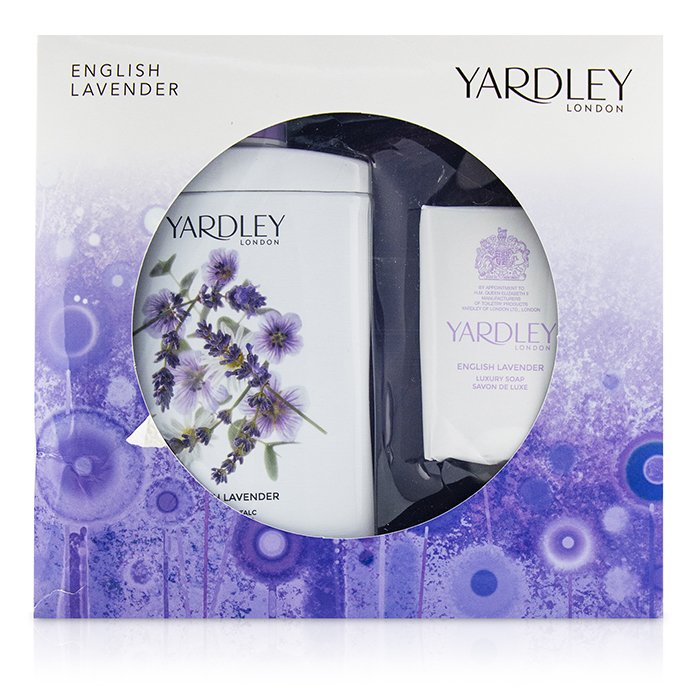 Yardley London English Lavender Corffet: Perfumed Talc 200g/7oz + Luxury Soap 100g/3.5oz (Box Slightly Damaged) 2pcsProduct Thumbnail