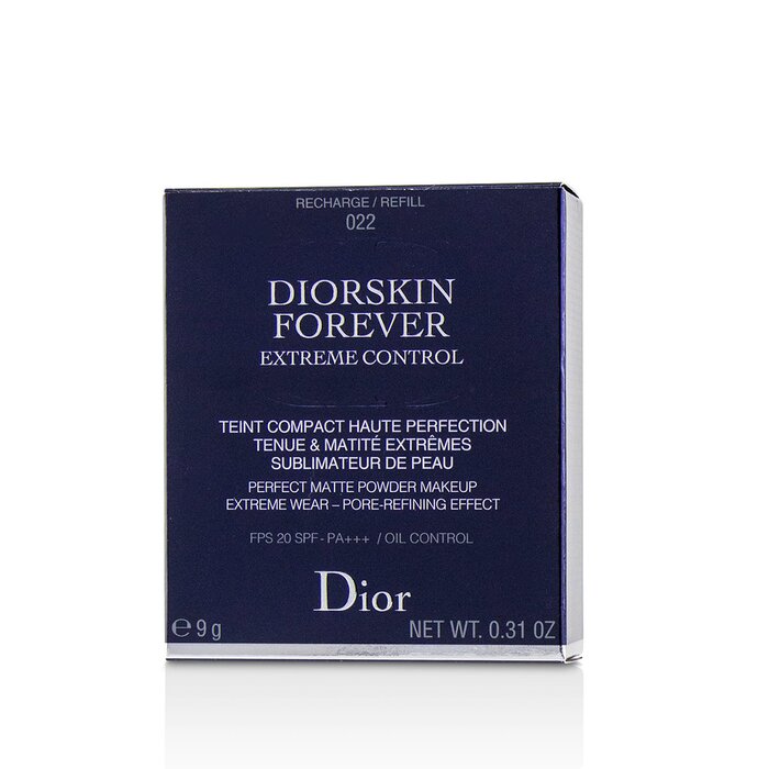 Christian Dior مكياج بودرة غير لامع Diorskin Forever Extreme Control Perfect SPF 20 (عبوة احتياطية) 9g/0.31ozProduct Thumbnail