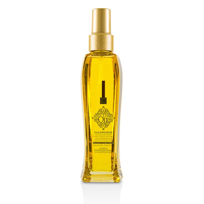 L'Oreal 萊雅 杏仁油&摩洛哥堅果油控油護理Professionnel Mythic Oil Controlling Oil with Apricot & Argan Oils(捲髮髮質) 100ml/3.4ozProduct Thumbnail