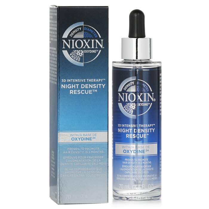 Nioxin Intensive Therapy Night Density Rescue with Nioxydine24 טיפול לילה 70ml/2.4ozProduct Thumbnail
