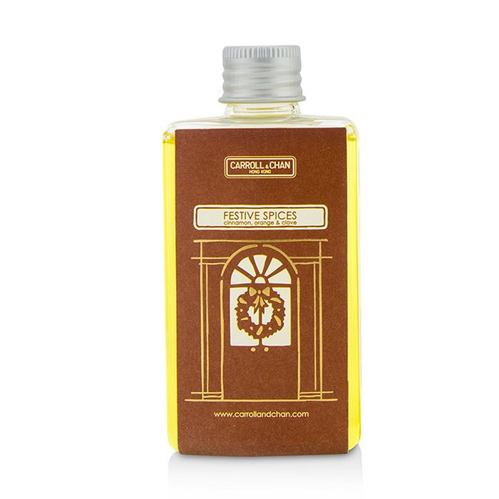 Carroll & Chan 卡羅爾與陳 擴香瓶補充罐-節日香料(肉桂, 柑橘和丁香) Diffuser Oil Refill - Festive Spices 100ml/3.38ozProduct Thumbnail
